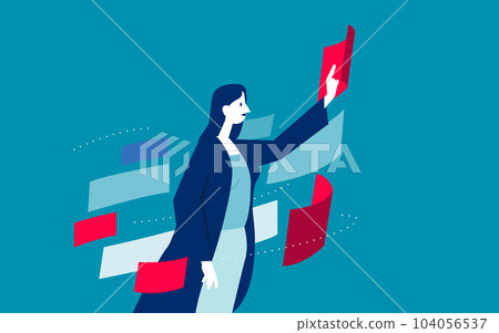 Pereson work with systems and structures. BUsiness technology and workflow automation concept Pereson work with systems and structures. BUsiness technology and workflow automation concept 104056537