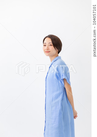 Casual Female Portrait Casual Female Portrait 104057101