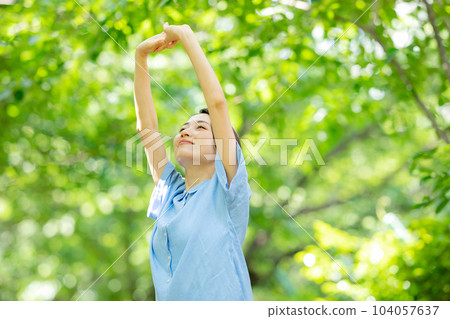 Fresh green beauty stretch Fresh green beauty stretch 104057637