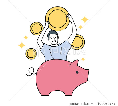 Person fashionable illustration material Person fashionable illustration material 104060375