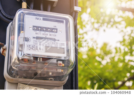 Electric power box meter for home use 104060948