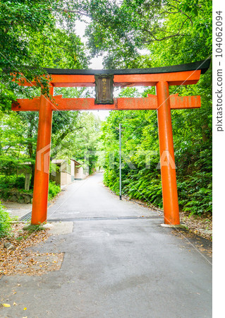 京都市左京區竹中稻荷神社的鳥居 京都市左京區竹中稻荷神社的鳥居 104062094