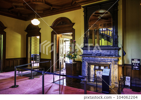 Former Iwasaki-tei Garden, Western-style first-floor hall, National Important Cultural Property 104062204