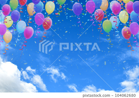 Balloon festival background material Balloon festival background material 104062680