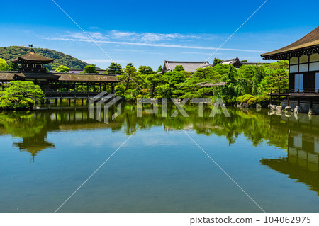左京區平安神宮、京都市清鳳池、東新園太平閣 104062975