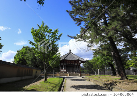 Kofuku-ji Temple, you can see the North Round Hall from the approach Kofuku-ji Temple, you can see the North Round Hall from the approach 104063004