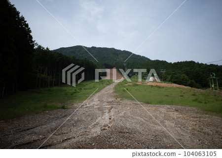 Very beautiful scenery of Mt. Hanami in Niimi City, Okayama Prefecture, Japan 104063105