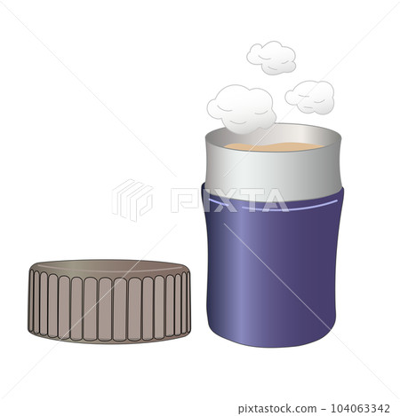 Bento soup jar illustration material Bento soup jar illustration material 104063342