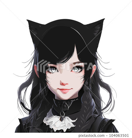 Black Gothic Girl: AI Generated Black Gothic Girl: AI Generated 104063501
