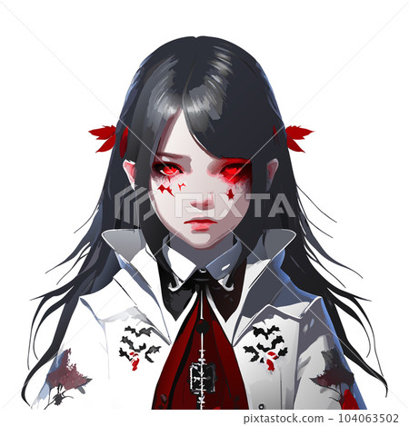 White Gothic Girl: AI Generated White Gothic Girl: AI Generated 104063502