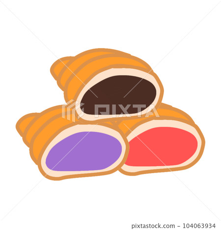 mini croissants 104063934