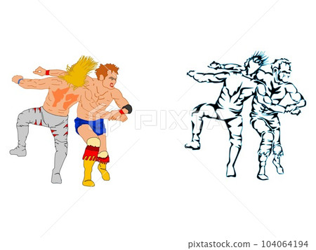 Professional Wrestling: Lariat (Western Lariat) A classic finishing move. Use force to blow it off. 104064194