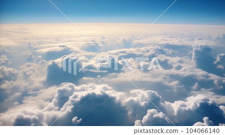 從飛機上看到的雲海 Landscape of clouds in the sky 從飛機上看到的雲海 Landscape of clouds in the sky 104066140