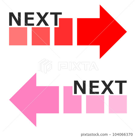 Illustration of an arrow that guides you to the next Illustration of an arrow that guides you to the next 104066370