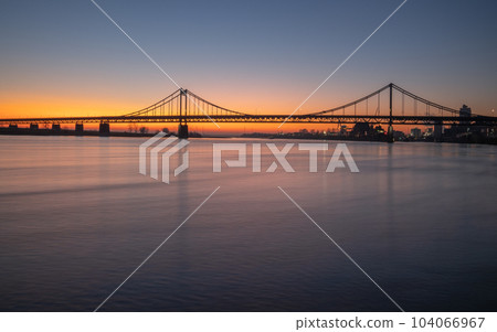 Krefeld Uerdingen Bridge, North Rhine Westphalia, Germany 104066967