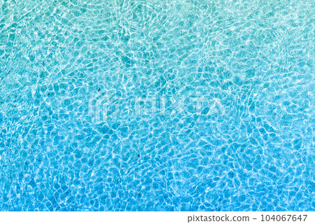 Ocean water surface background ~ gradation ~ blue 104067647