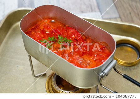 Stewed tomatoes in Mestin Stewed tomatoes in Mestin 104067775