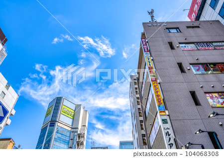 東京秋葉原千代田區的城市風光 104068308