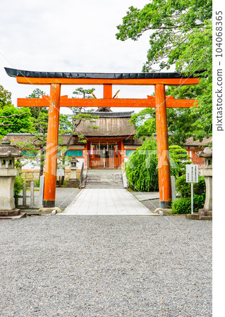 京都市左京區殯儀館 Omotogu 神社的鳥居 京都市左京區殯儀館 Omotogu 神社的鳥居 104068365