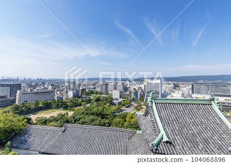 View of Wakayama City from Wakayama Castle Tower (North direction towards Wakayama City Hall) View of Wakayama City from Wakayama Castle Tower (North direction towards Wakayama City Hall) 104068896