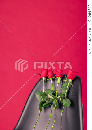 [花椅~花椅~] 紅玫瑰貝殼邊椅 104069745