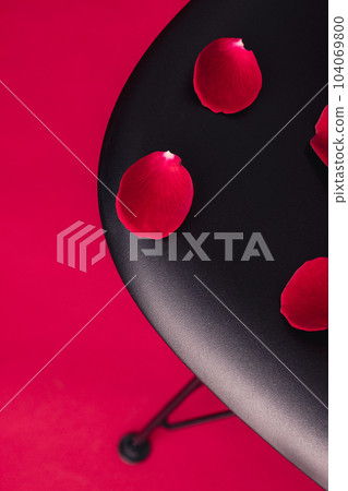 [花椅~花椅~] 紅玫瑰貝殼邊椅 104069800