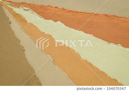 colorful paper abstract - collection of deckle edged rag papers colorful paper abstract - collection of deckle edged rag papers 104070347