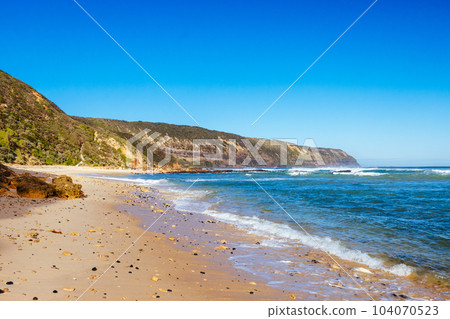 Fingal Beach in Mornington Peninsula Australia Fingal Beach in Mornington Peninsula Australia 104070523