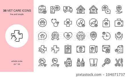icon, vector, set 104071737