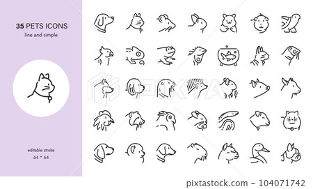 icon, vector, animal 104071742