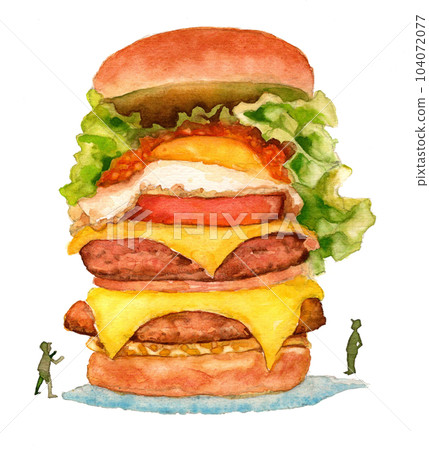 Big burger 104072077