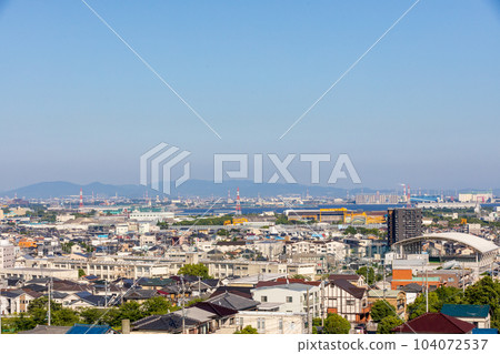 View of Handa City, Taketoyo Town, and Hekinan City seen from Handa/Ninboyama Park View of Handa City, Taketoyo Town, and Hekinan City seen from Handa/Ninboyama Park 104072537