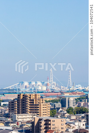 View of Handa City, Taketoyo Town, and Hekinan City seen from Handa/Ninboyama Park 104072541