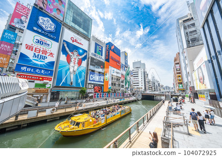 [大阪] 道頓堀固力高標誌觀光船 104072925