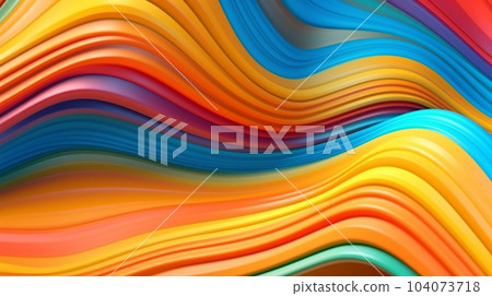 Abstract illustration, colored waves, lines and fancy images, wallpaper, poster, art Abstract illustration, colored waves, lines and fancy images, wallpaper, poster, art 104073718