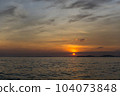 Sea and sky at sunset from Pattaya, Chonburi, Thailand 104073848