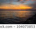 Sea and sky at sunset from Pattaya, Chonburi, Thailand 104073853