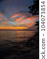 Sea and sky at sunset from Pattaya, Chonburi, Thailand 104073854