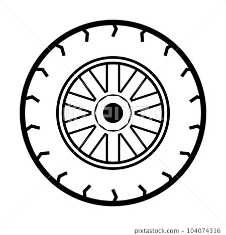 wheel icon 104074316