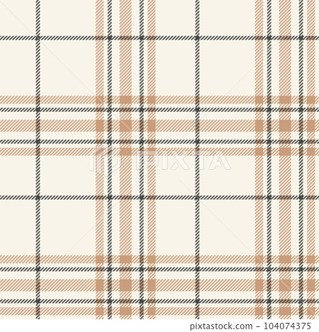 Plaid seamless pattern. Check fabric texture. Vector textile print. 104074375