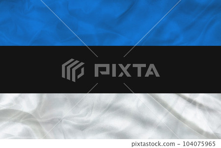 Official flag of the Republic of Estonia. High quality illustration Official flag of the Republic of Estonia. High quality illustration 104075965