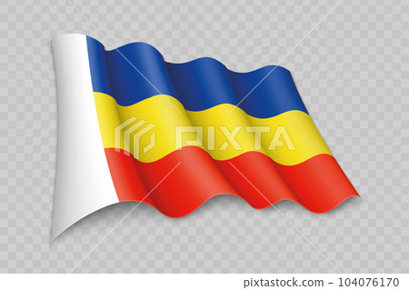 3D Realistic waving Flag of is a region of Russia 3D Realistic waving Flag of is a region of Russia 104076170