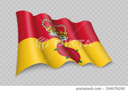 3D Realistic waving Flag of Hampshire is a county of England 3D Realistic waving Flag of Hampshire is a county of England 104076260