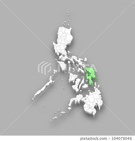Eastern Visayas region location within Philippines map 104078048