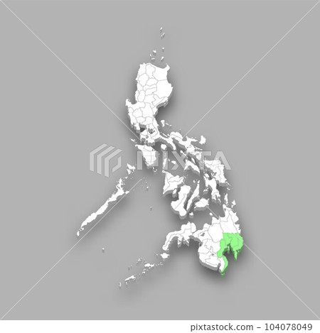 Davao region location within Philippines map Davao region location within Philippines map 104078049