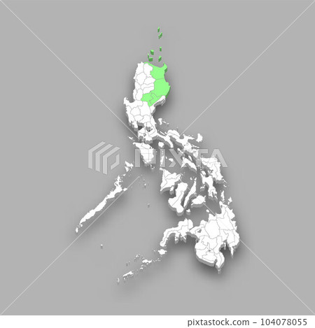Cagayan Valley region location within Philippines map 104078055
