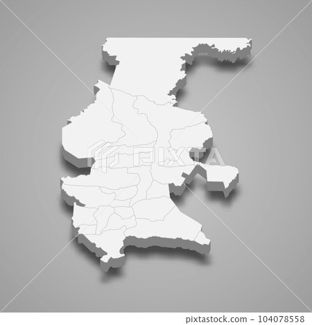 3d isometric map of Quiche is a province of Guatemala 3d isometric map of Quiche is a province of Guatemala 104078558