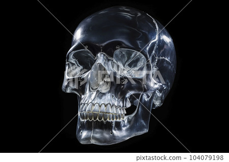 水晶頭骨 104079198