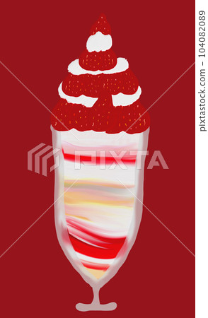 Strawberry parfait Strawberry parfait 104082089