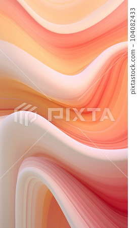 Abstract technological virtual background with gradient curves, minimalist style, abstract, dusty rose, yellow, white Abstract technological virtual background with gradient curves, minimalist style, abstract, dusty rose, yellow, white 104082433